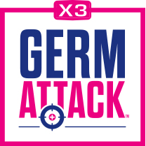 X3-GERM ATTACK Hand Sanitizer in stock!